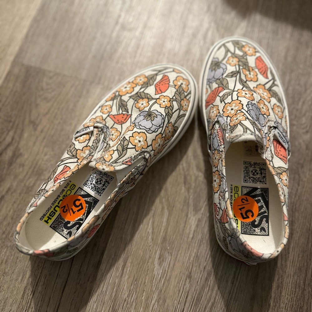 Floral Trippy Slip On VANS